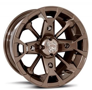 MSA M17 Elixir Bronze 14x7 ATV wheels / Rims Can Am Outlander 400/650