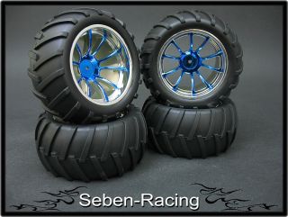 Monster Rims Tires Wheels MRF4 1 10 Offroad Pimp