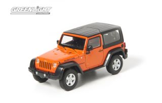 Jeep Wrangler Rubicon 4WD in Display Case Crush Orange 1 43 New