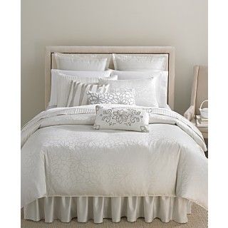 Martha Stewart Collection Bedding, Shimmer 20 Square Beaded