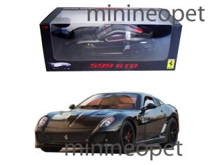 Hot Wheels Elite 2011 Ferrari 599GTO 599 GTO 1 18 Black
