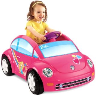 Fisher Price Power Wheels Barbie Volkswagen New Beetle