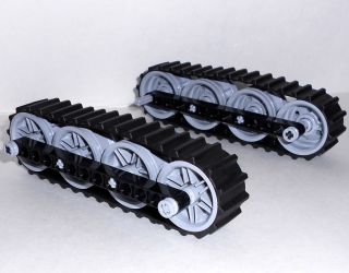 TECHNIC TANK TRACK TREADS ,POWER FUNCTIONS, MINDSTORMS WHEELS, BLACK