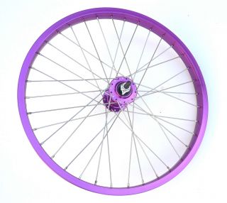 New BMX Bike Bicycle 20 x1 75 Rims Wheels Set Purple