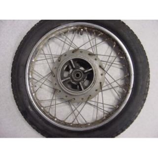 1968 68 Yamaha YA6 125cc Y21 210820 Rear Wheel Tire Rim