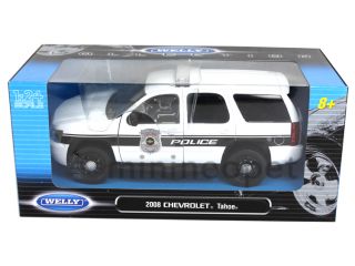 2008 Chevrolet Tahoe 1 24 Police Vehicles Car White