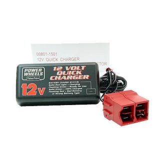 Features of Power Wheels 12 Volt Quick Charger   2 PLUG