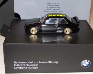 M3 1987 Sondermodell Hanko RARE Promo 1 43 Minichamps 1000 Pcs