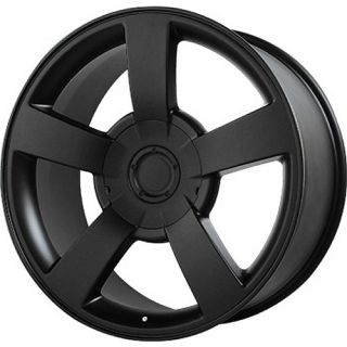 22x10 Matte Black Wheel Wheel Replicas V1130 Silverado SS 6x5 5