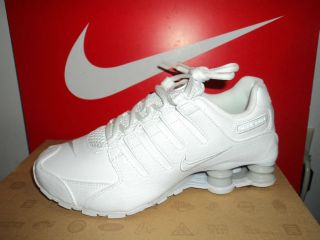 New Womens Nike Shox NZ SI Plus Running Sneakers Shoes White 317929
