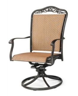 Vintage Aluminum Patio Furniture, Outdoor Swivel Chair   furniture