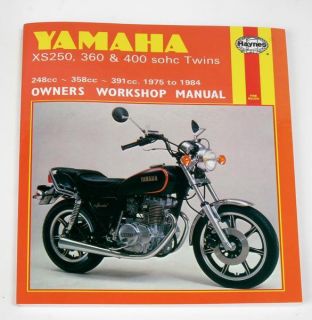 Haynes Repair Manual XS250 360 400 378 Yamaha XS400 77 81