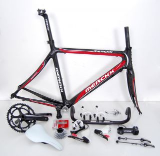 New Eddy Merckx LXM Full Carbon Road Bike Kit SRAM FSA Selle Italia