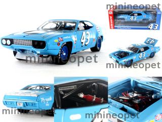 1971 71 Plymouth Road Runner 43 1 18 Richard Petty Pepsi Blue