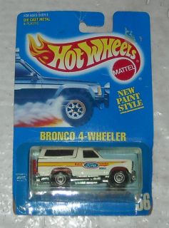 1989 Mattel Hot Wheels Bronco 4 Wheeler 56 New Paint Diecast