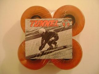 Tunnel Rocks Skateboard Wheels 63mm 82A Amber