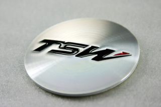 This cap is a Brushed Metal TSW Center Cap. The cap is two parts, a