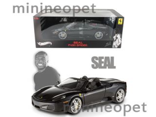 Hot Wheels Elite Ferrari F430 Spider 1 18 Black Seal