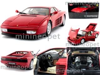 Kyosho 08425R High End 1989 89 Ferrari Testarossa 1 18 Diecast Red