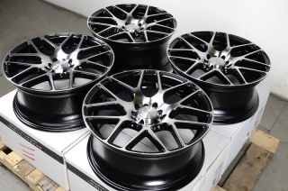 Black Wheels Veracruz Saleen RSX Sable Forester WRX 5 Lug Rims