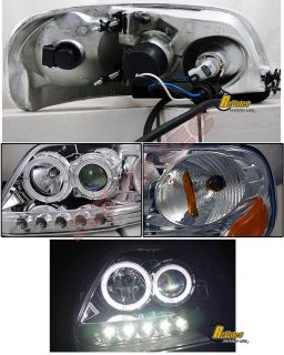 97 98 99 00 01 02 FORD EXPEDITION HALO PROJECTOR HEADLIGHTS & TAIL