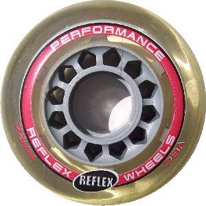 Reflex Performance Inline Skate Wheels 72mm 78A