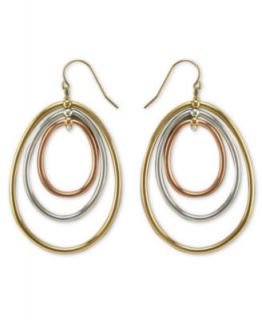 14k Gold Earrings, Cultured Freshwater Pearl Pear Shape Drop Earrings