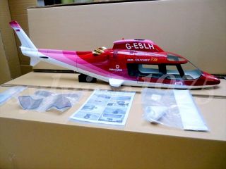 Funkey Agusta A 109 Retract Version Scale Fuselage for 30 Size