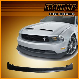 10 12 Ford Mustang GT V8 Type B Front Bumper Lip Spoiler Poly Urethane