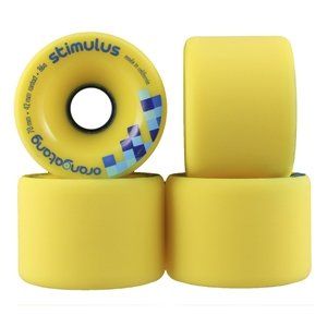 Features of ORANGATANG Longboard Wheels STIMULUS 70mm 86a YELLOW