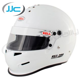 Bell RS3 Pro Helmet Hans Posts x Small White 55 56cms