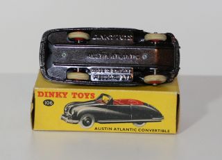 Dinky Toys 106 Austin Atlantic Black Red Whls 2nd