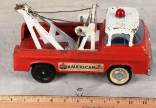 L133 Vintage 1963 Nylint Ford Econoline American Wrecker Tow Truck
