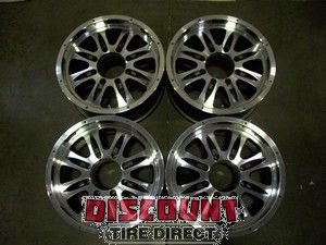 Used 17x8 8x165.1 8 165.1 Mb Gunner 8 Anthracite Machined Wheels/Rims