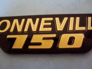 Triumph Bonneville 750 T140E Side Panel Badge Gold