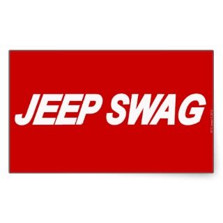 Jeep Swag Rectangular Sticker