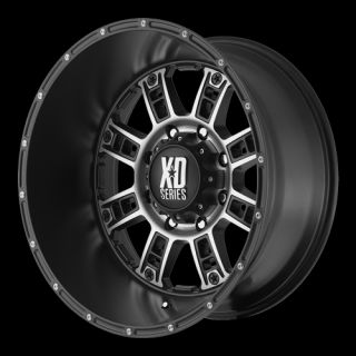 Series XD809 Black Mach 6x135 w 18 Et XD80989063718 Wheels Rims
