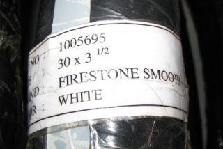 All White Smooth Firestone Tire Set of 4 Two 30x3 Two 30x3 1 2 Model T