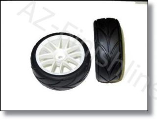 White Rims and Tires Redcat Racing Part 02020W for Lightning EPX Pro