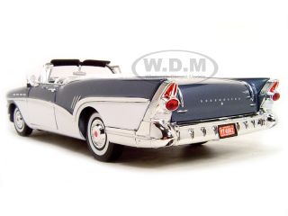 1957 Buick Roadmaster Conv Blue 1 18 Motormax Model