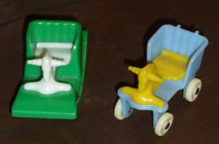 This listing is of a Vintage ACME Dollhouse 2 Baby Play Toys Rocking