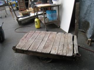 Antique Thomas Wood Furniture Cart Coffee Table Stand Heavy Duty PU