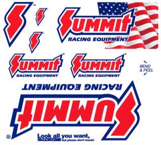 Summit Racing Decals Adhesive Summit Racing Equipment 7 Length x 7 5