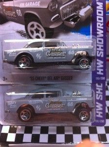 2013 Hot Wheels 55 Chevy Bel Air Gasser Lot of 2 New Release