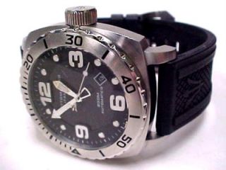 Sottomarino Italia Automatic 200 Meter Date Rubber Strap Sport Watch