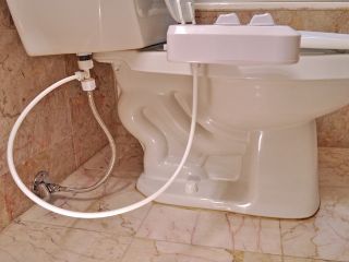 Bidet Toilet Attachment Ambient Water Dual Nozzle Non Electric BI1100