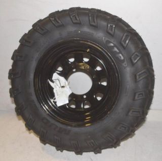 ITP 25x8 12 Mud Lite ATV Tire with Black Rim