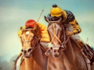 Fred Stone Race Horse Kentucky Derby Seattle Slew Plate