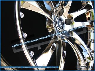 New 20 Senta Chrome Wheels Rims Tires Package Deal Fits 2008 2012