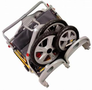 Instep Grand Safari Swivel Wheel Double Jogger Stroller 11 AR282